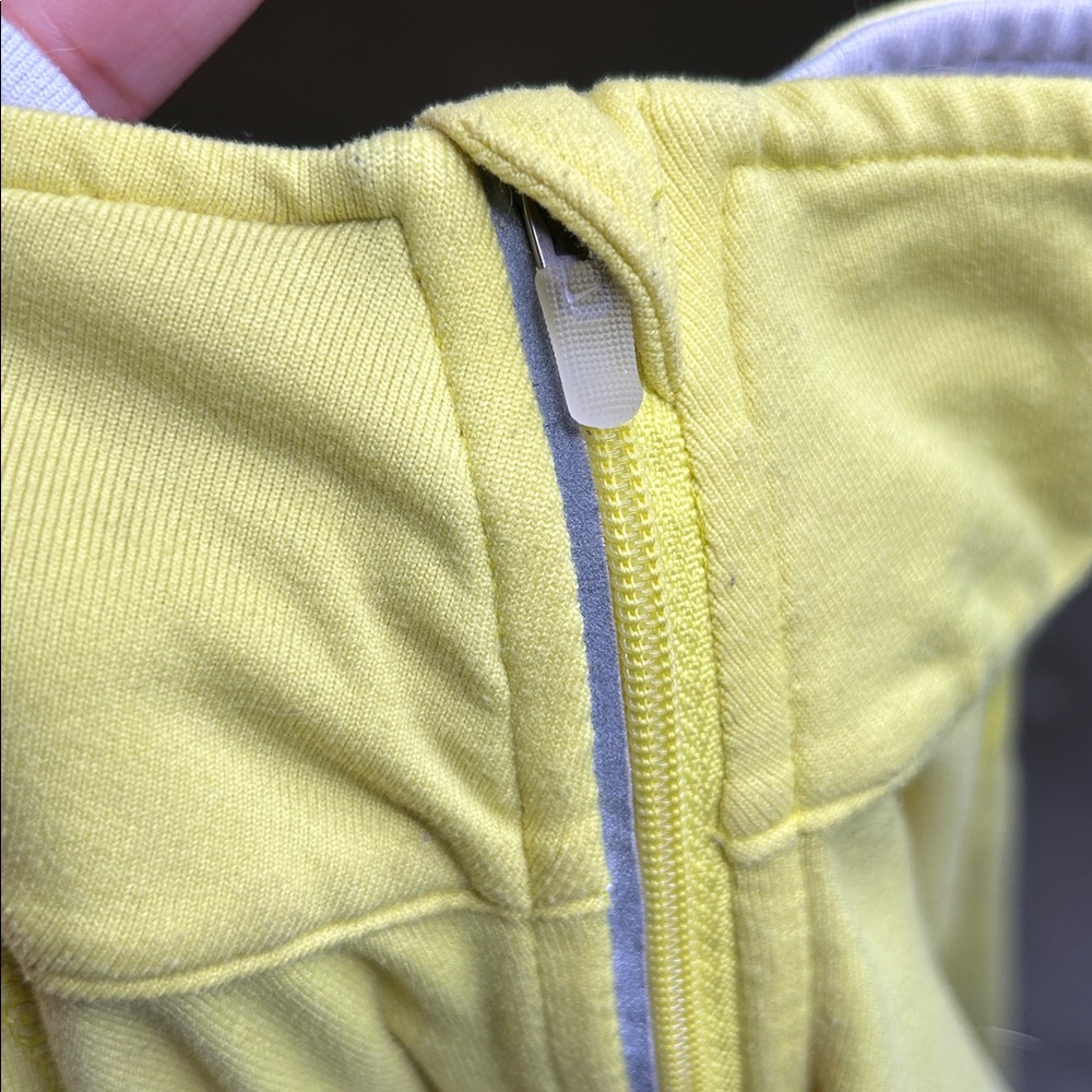 Nike Bright Yellow Half-Zip Top Athletic Jacket - Picture 4 of 13